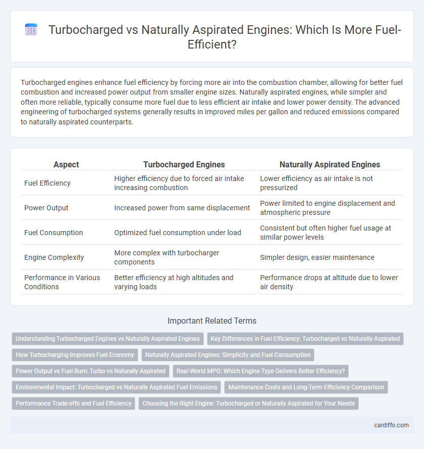 Turbocharged vs Naturally Aspirated Engines: Which Is More Fuel-Efficient?