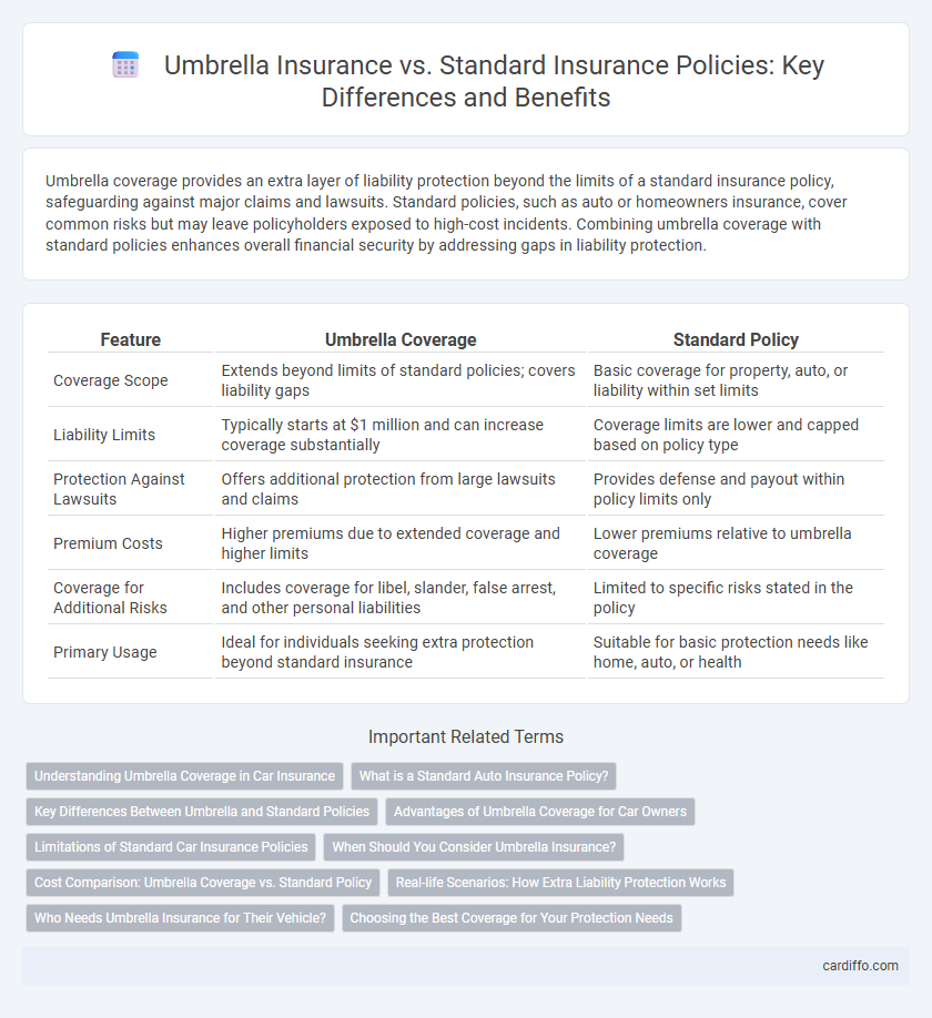 Umbrella Insurance vs. Standard Insurance Policies: Key Differences and Benefits